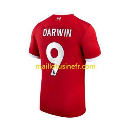 Maillot de Foot Liverpool Darwin Nunez 9 Domicile 2023-24